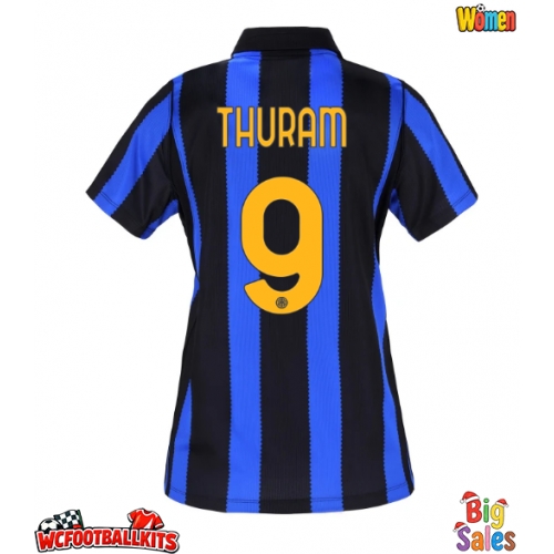 Inter Milan Marcus Thuram #9 Replica Home Stadium Shirt for Women 2026-27 Short Sleeve